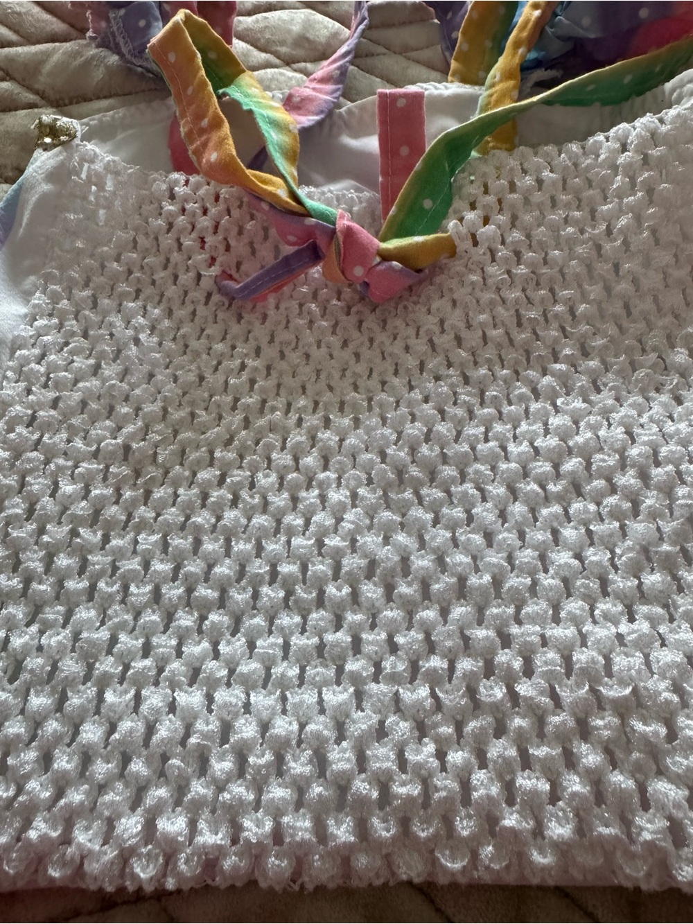 Unicorn Rainbow Tutu Dress Girls Size 7 - Picture 10 of 17